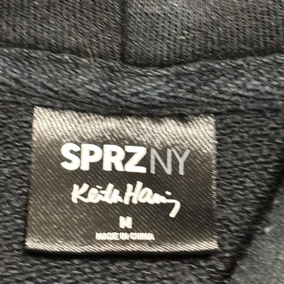 🔥🔥🔥 Keith Haring Pop Art Streetwear Sweater Hoodie Size: Medium🔥🔥🔥 - Picture 4 of 9